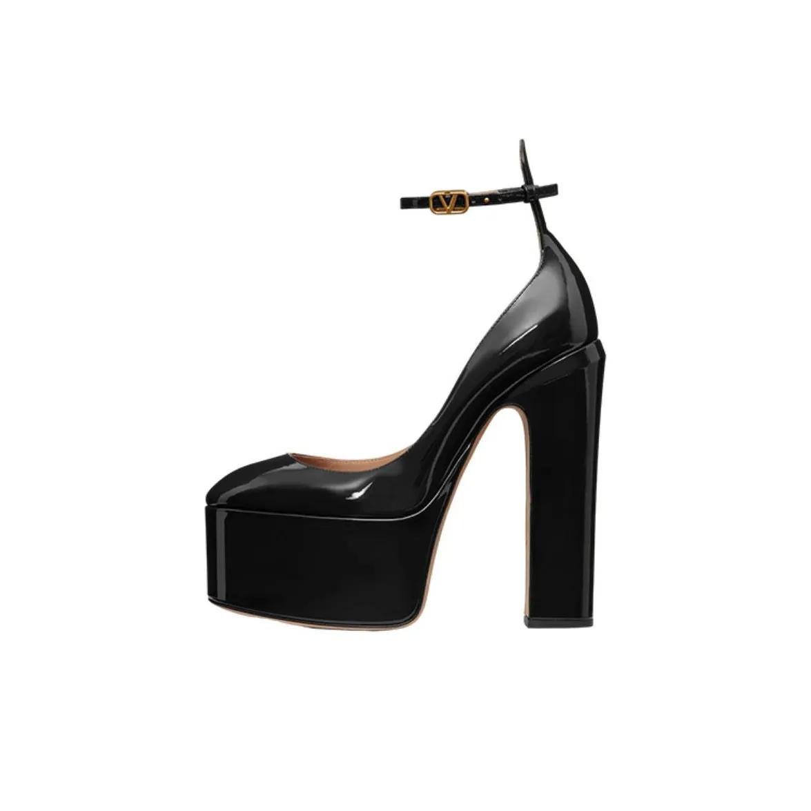 Valentino VLogo Signature Block Heel Pumps