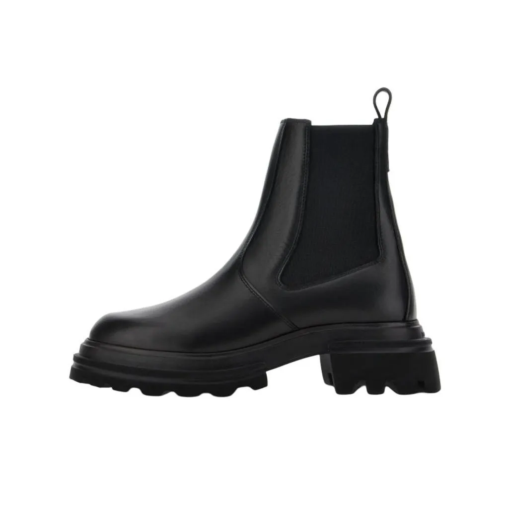 HOGAN H674 Short Chelsea Boots 5.5cm Women's Black