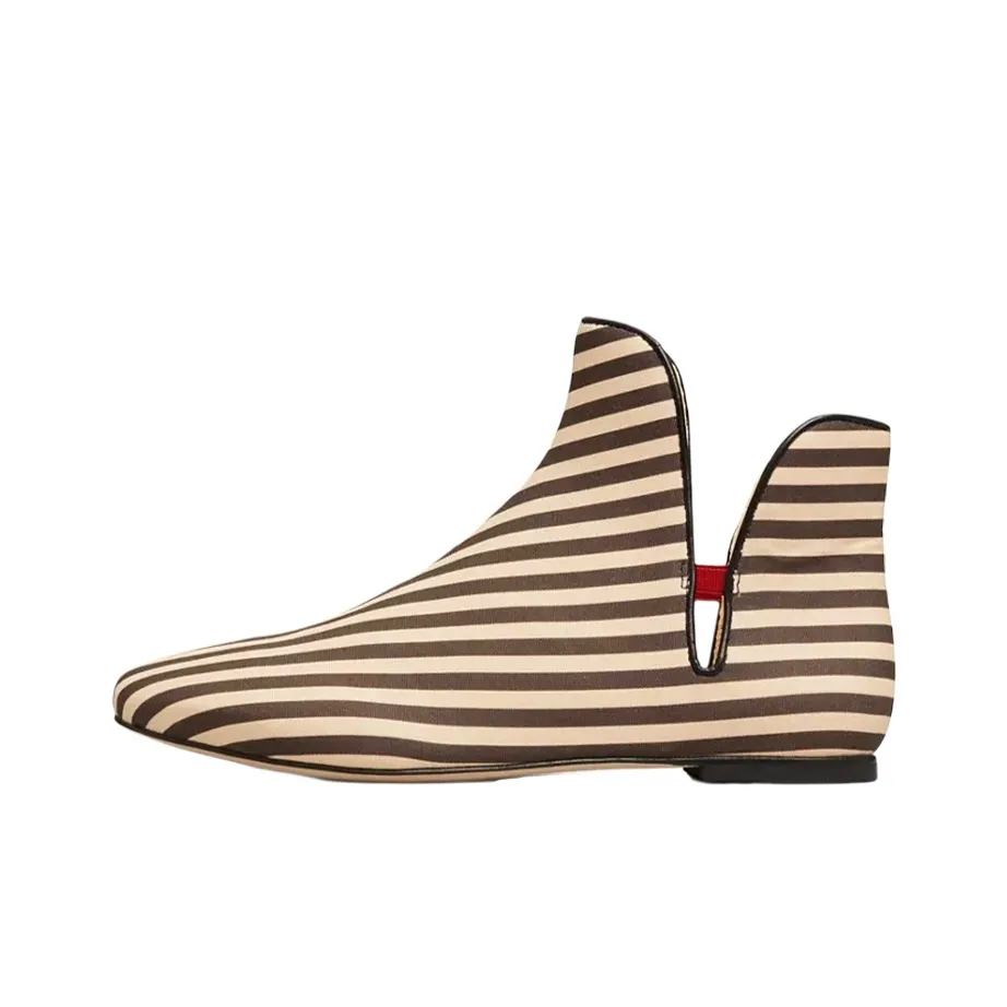 TORY BURCH Ankle grey Boots Women's Vintage Stripes