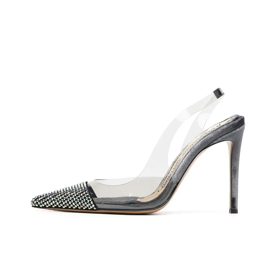 Alexandre Vauthier Rhinestone embellished Slingback Pumps