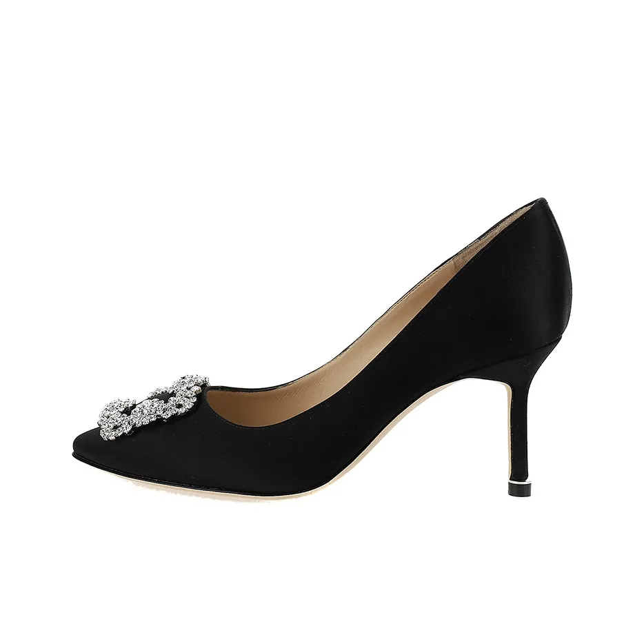 MANOLO BLAHNIK Slim Heel High Heels 7cm Women's Black