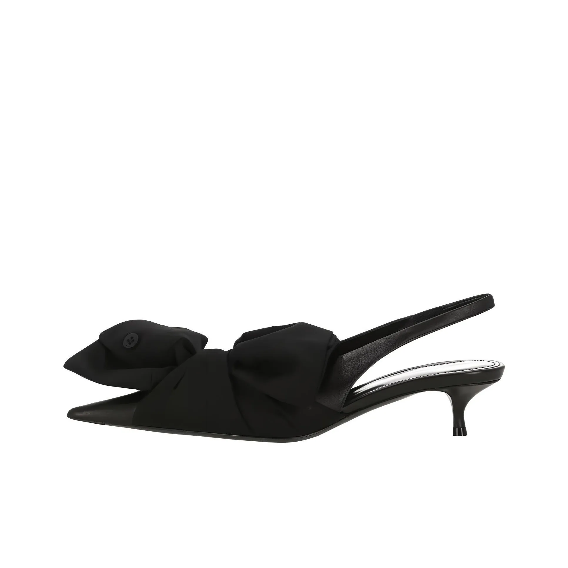 Balenciaga Bow Detailed Slingback Pumps