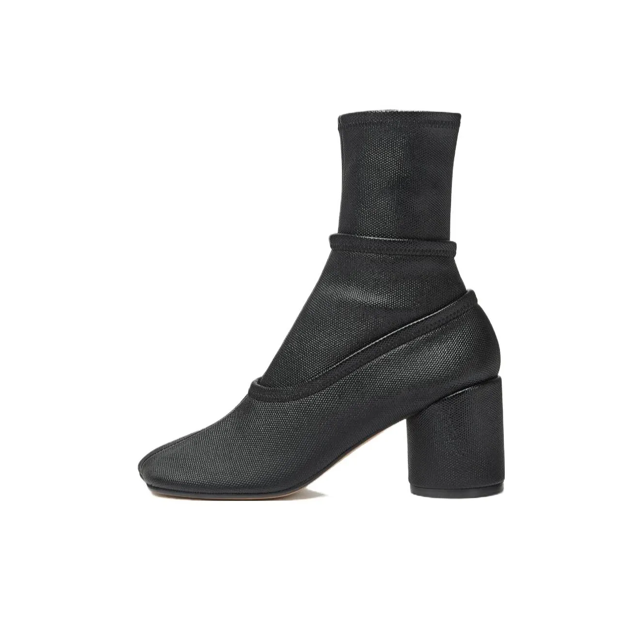 MM6 Maison Margiela Square-Toe Ankle Boots Women's