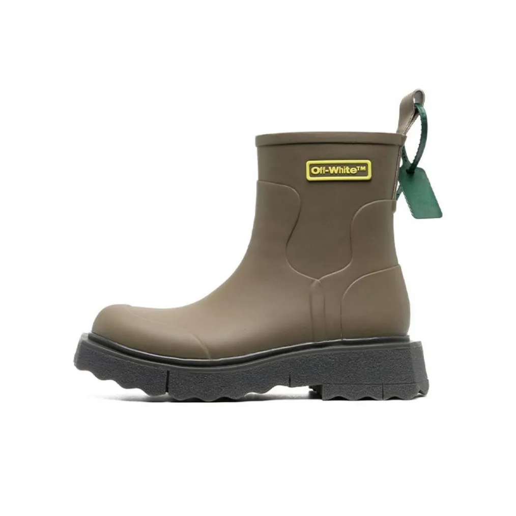 OFF WHITE Sponge Ankle Boots