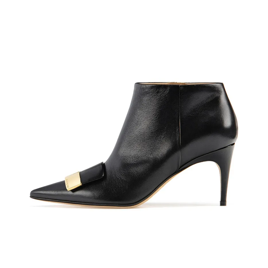 SERGIO ROSSI Ankle Boots 7.5cm Women's Black
