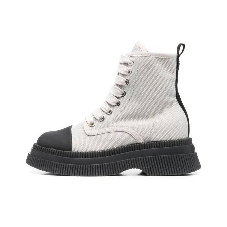 GANNI Creepers Lace-up Ankle Boots