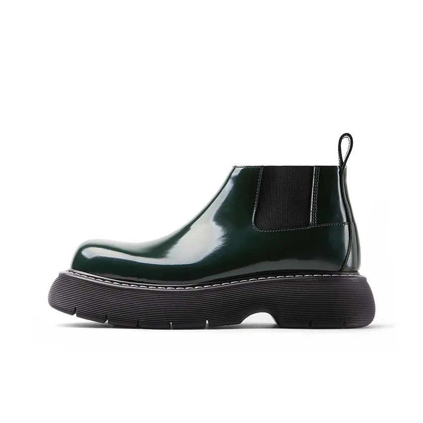 Bottega Veneta The Bounce Swell Shoe Dark Green