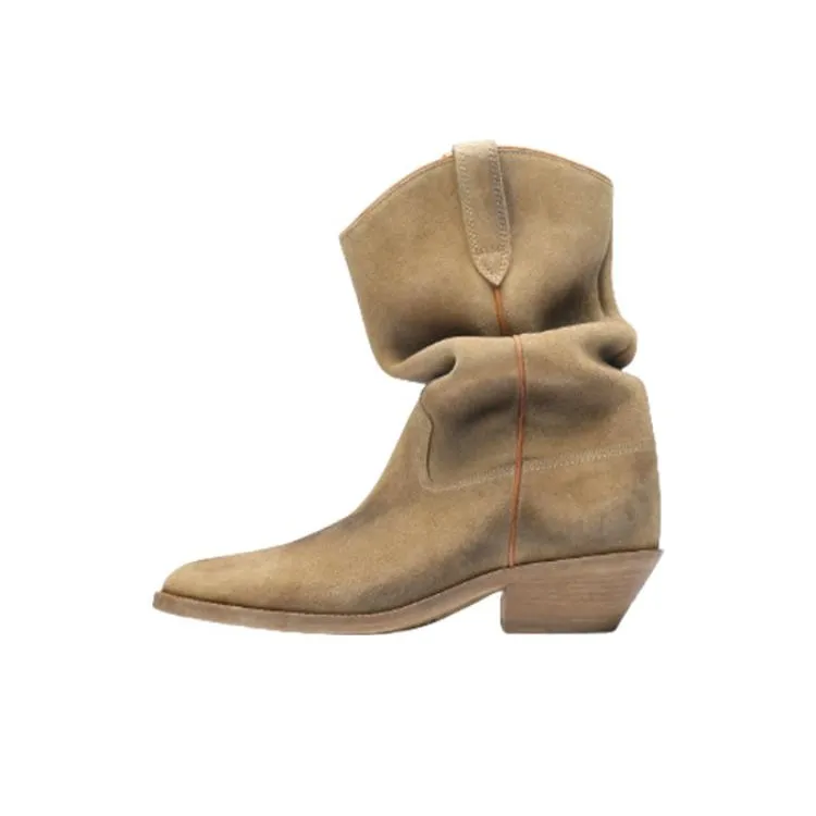 Maison Margiela Tabi Ruched Western Boots Women's