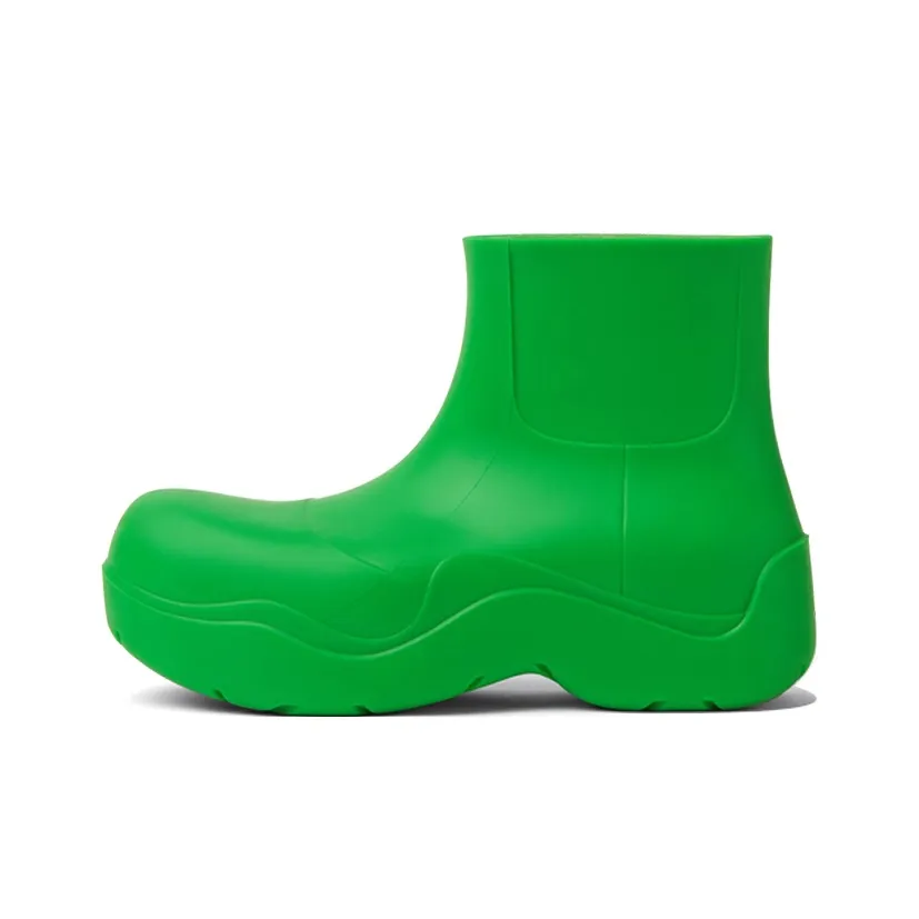Bottega Veneta Puddle Rain Boots Ankle Boots Men
s Green