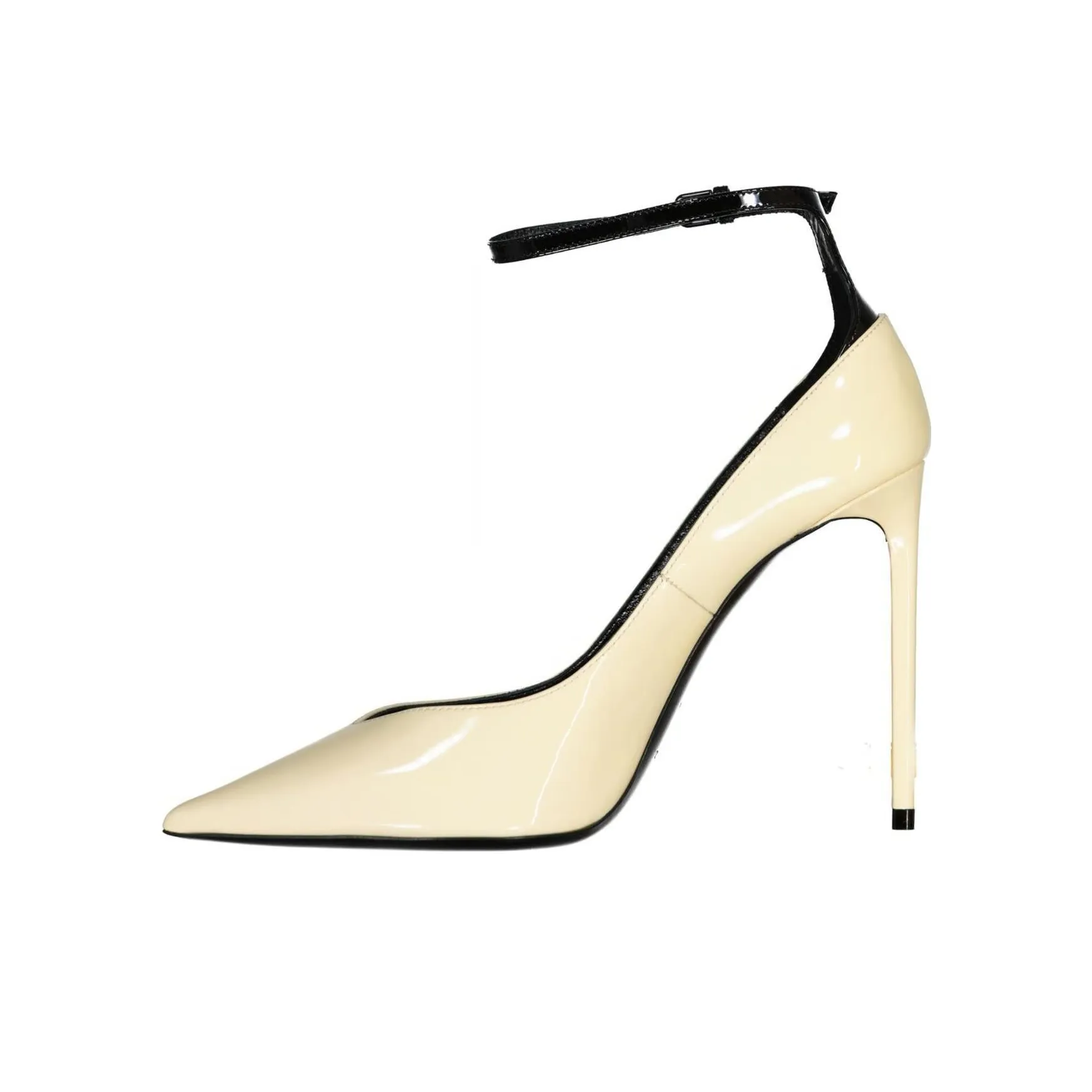 SAINT LAURENT Zoe High Heels Women's Beige