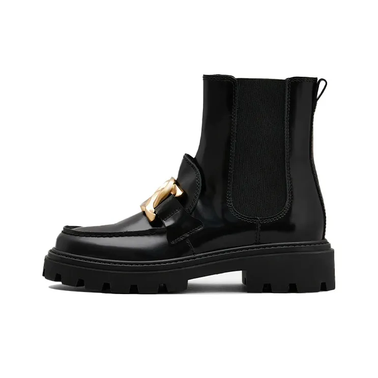 TOD'S Short Chelsea Boots Women's Black
