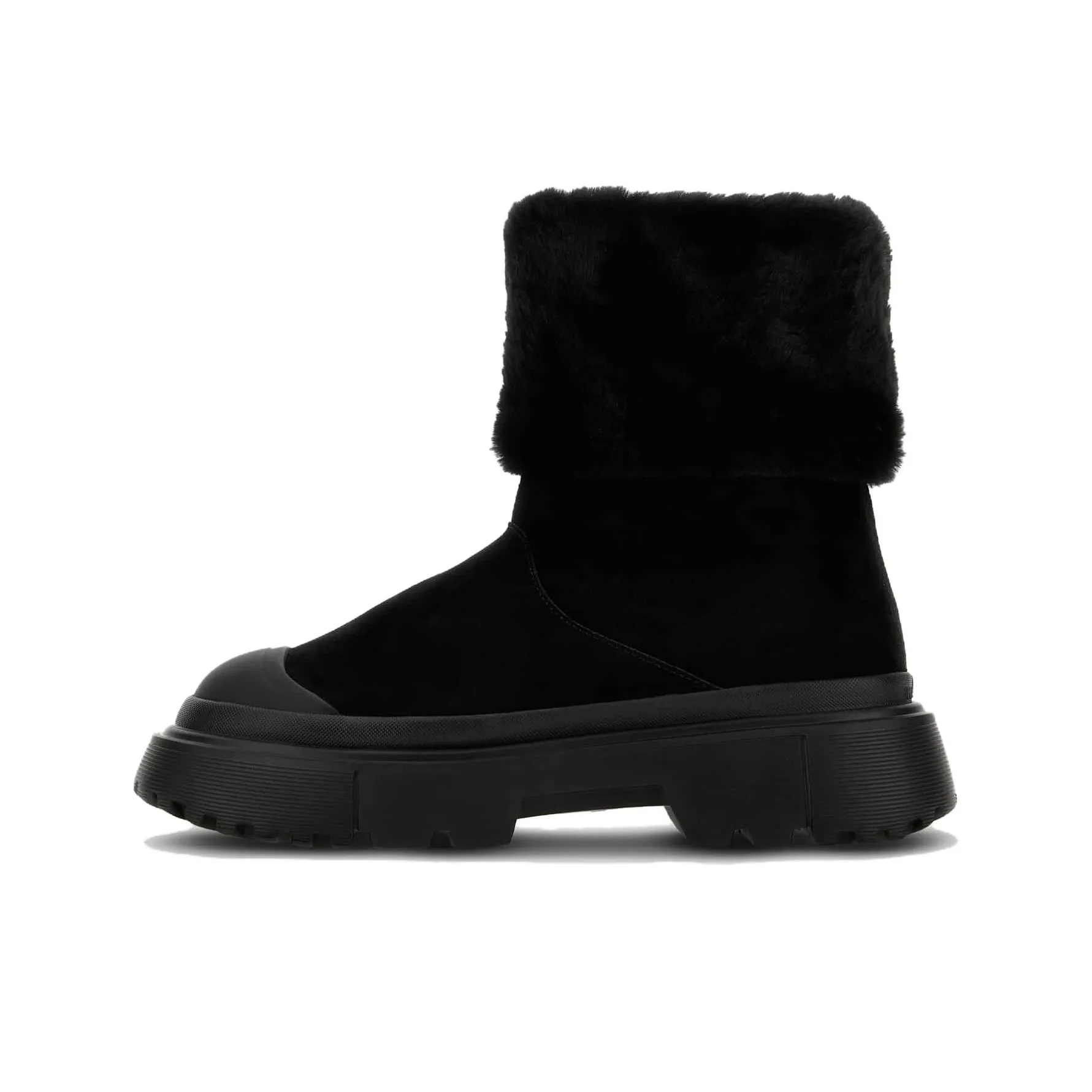 HOGAN Faux-Fur Detailed Boots Women's