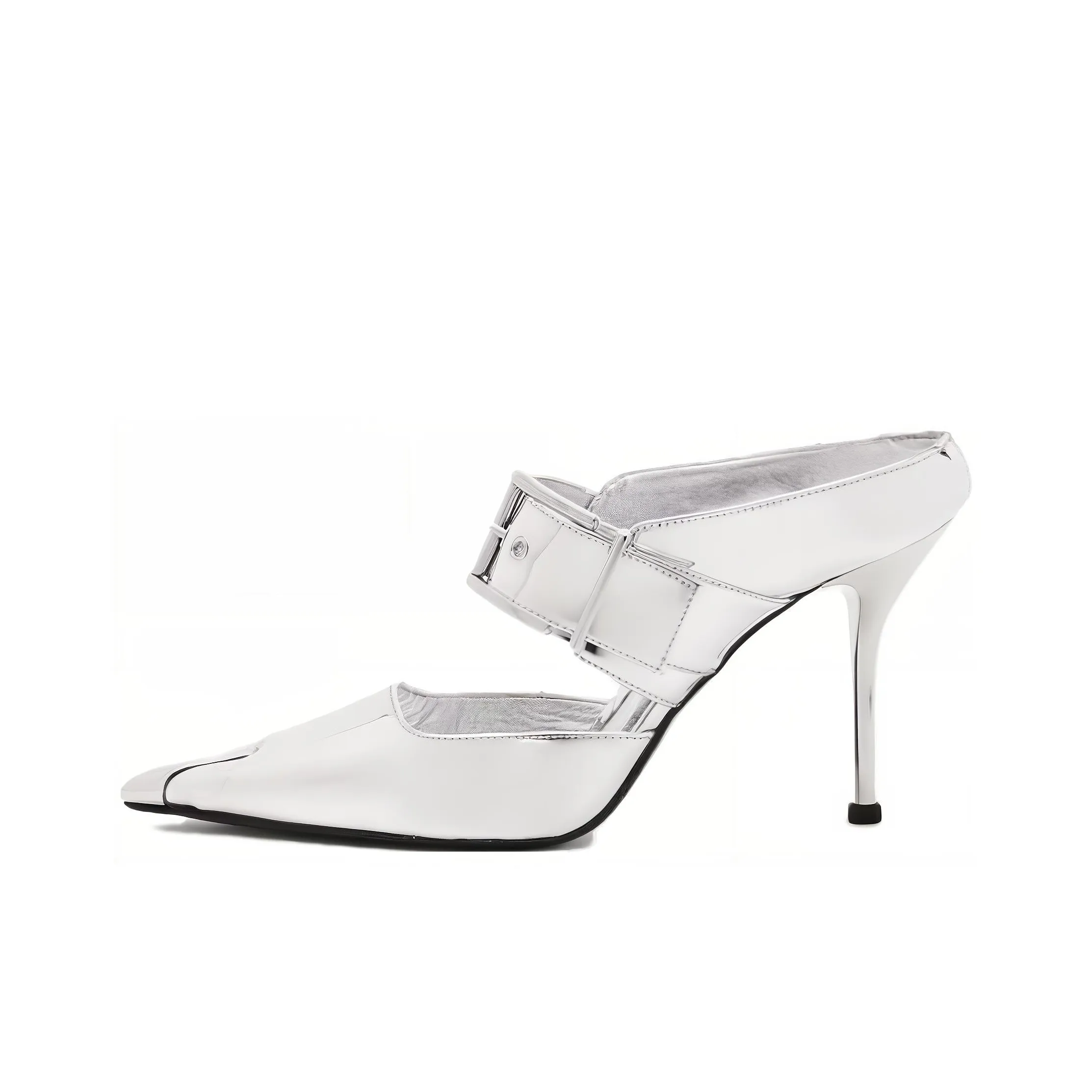 Alexander McQueen Pointed Toe Slip On Pumps