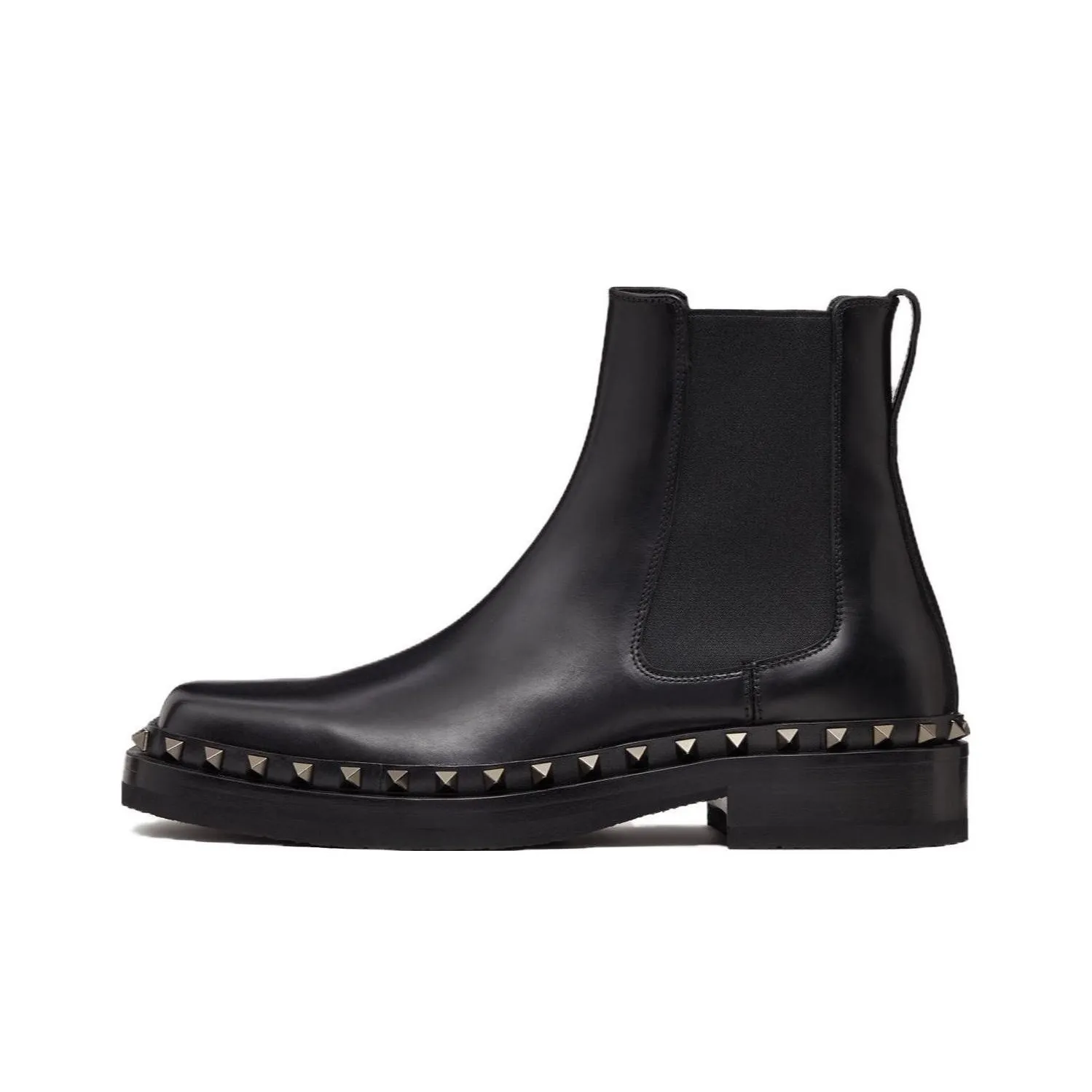 Valentino Garavani M Way Rockstud Square Toe Boots