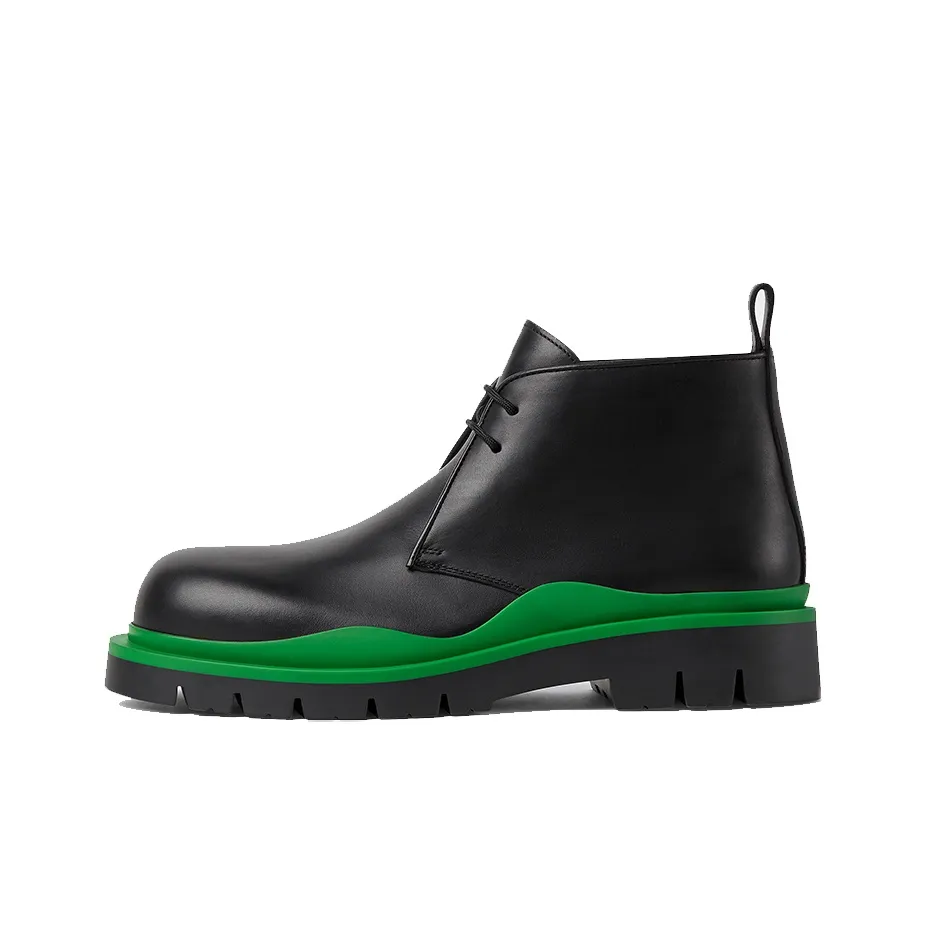 Bottega Veneta Tire Desert Boot Black Green