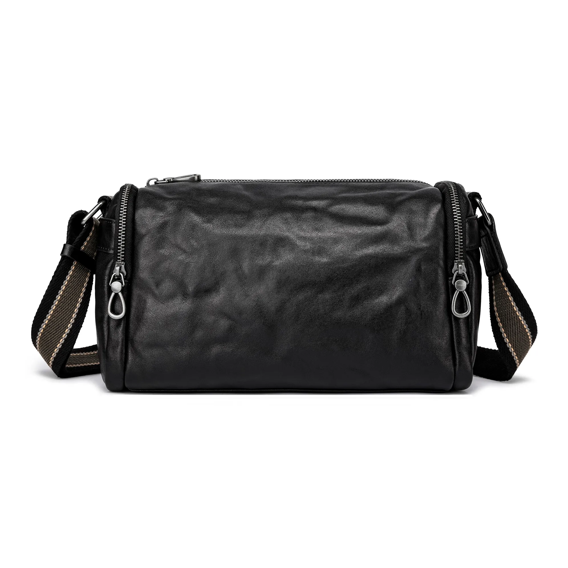 FAIRWHALE Сумка через плечо из коровьей кожи сумка на плечо сумка Camera стандартная мужская черная