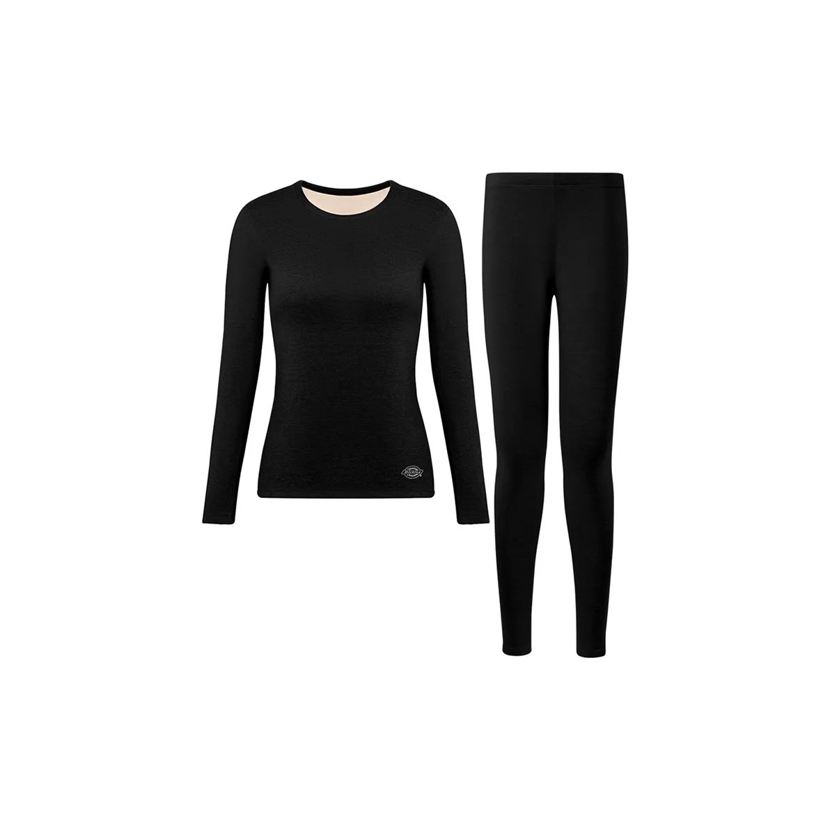 Dickies Thickened And Fleece Lined Skin Friendly Comfortable Slim Fit Base Layer Thermal Set Women's