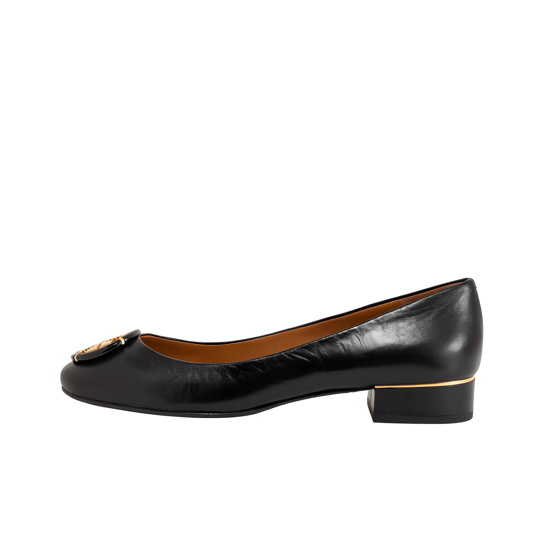 TORY BURCH Multi-Logo Block Heel High Heels Women's
