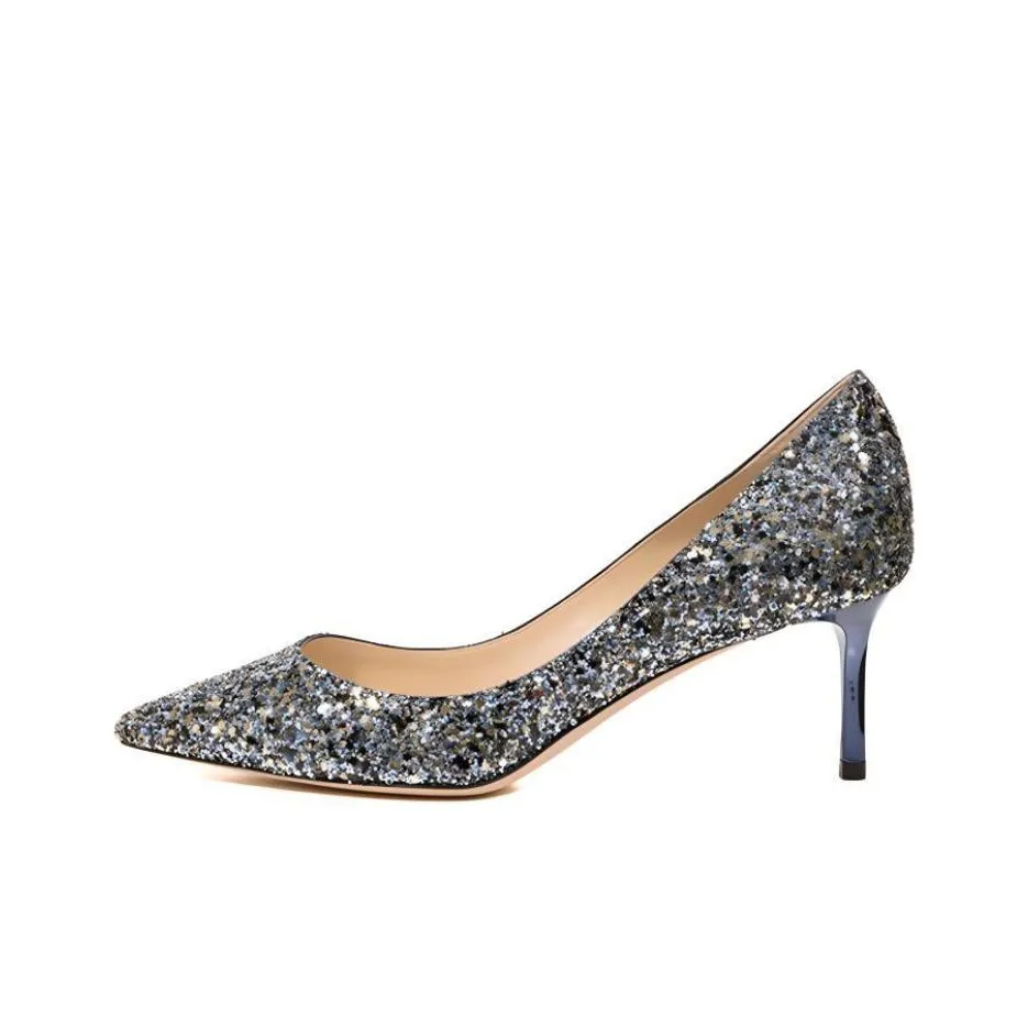 Jimmy Choo ROMY Slim Heel High Heels Women's Blue
