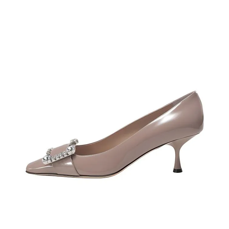 SERGIO ROSSI Slim Heel High Heels Women's Deep Skin Tone