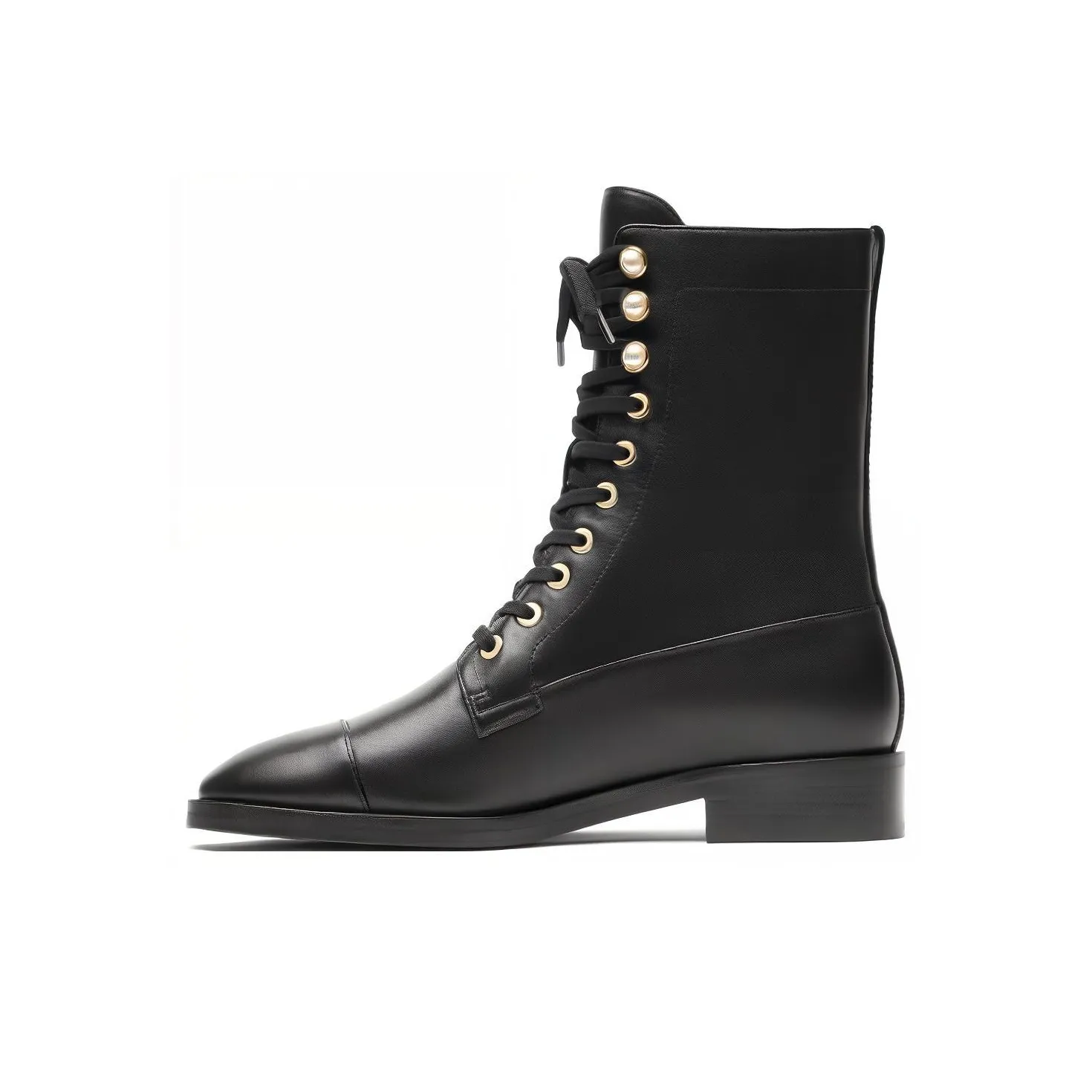 Stuart Weitzman/SW Pearl Ankle wit boots Women's Black