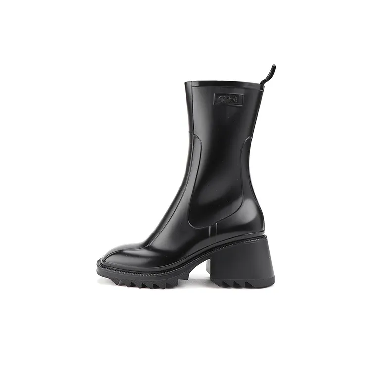 Chloé Women's PVC Betty Rain Boot 'Black'