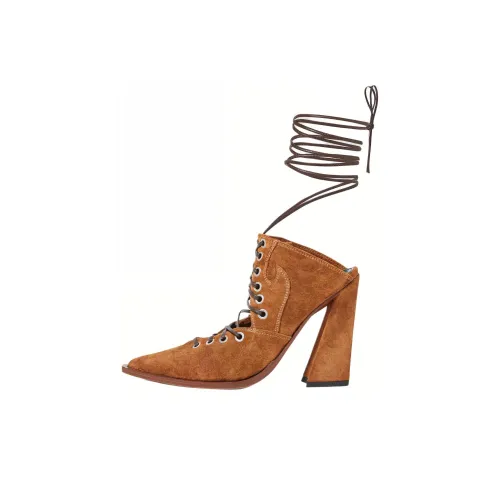 SONORA BOOTS Высокие каблуки Коричневый Женские