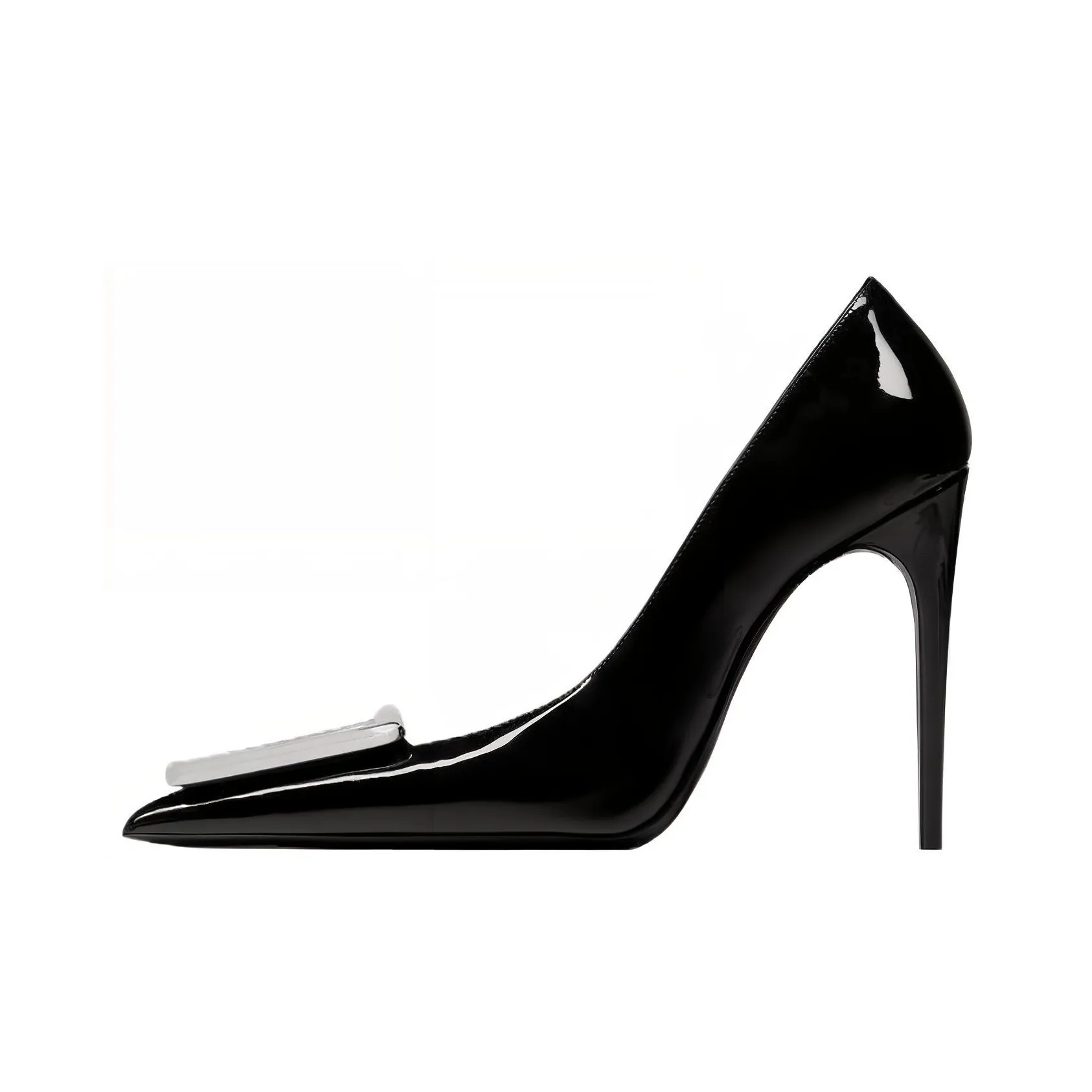 SAINT LAURENT Avenue Pointed-Toe Pumps