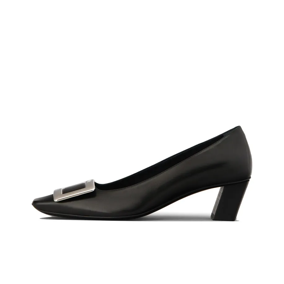 Roger Vivier Belle Vivier Buckle Square Toe Pumps