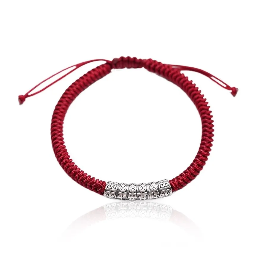 FOREVER MELODY Sterling Silver Rope Bracelets Unisex