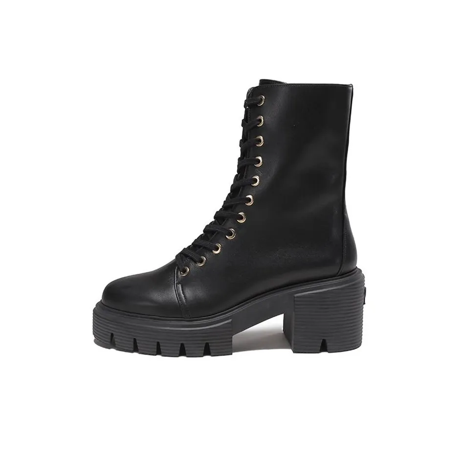 stuart weitzman Soho Lace-up Fastening 70mm Boots
