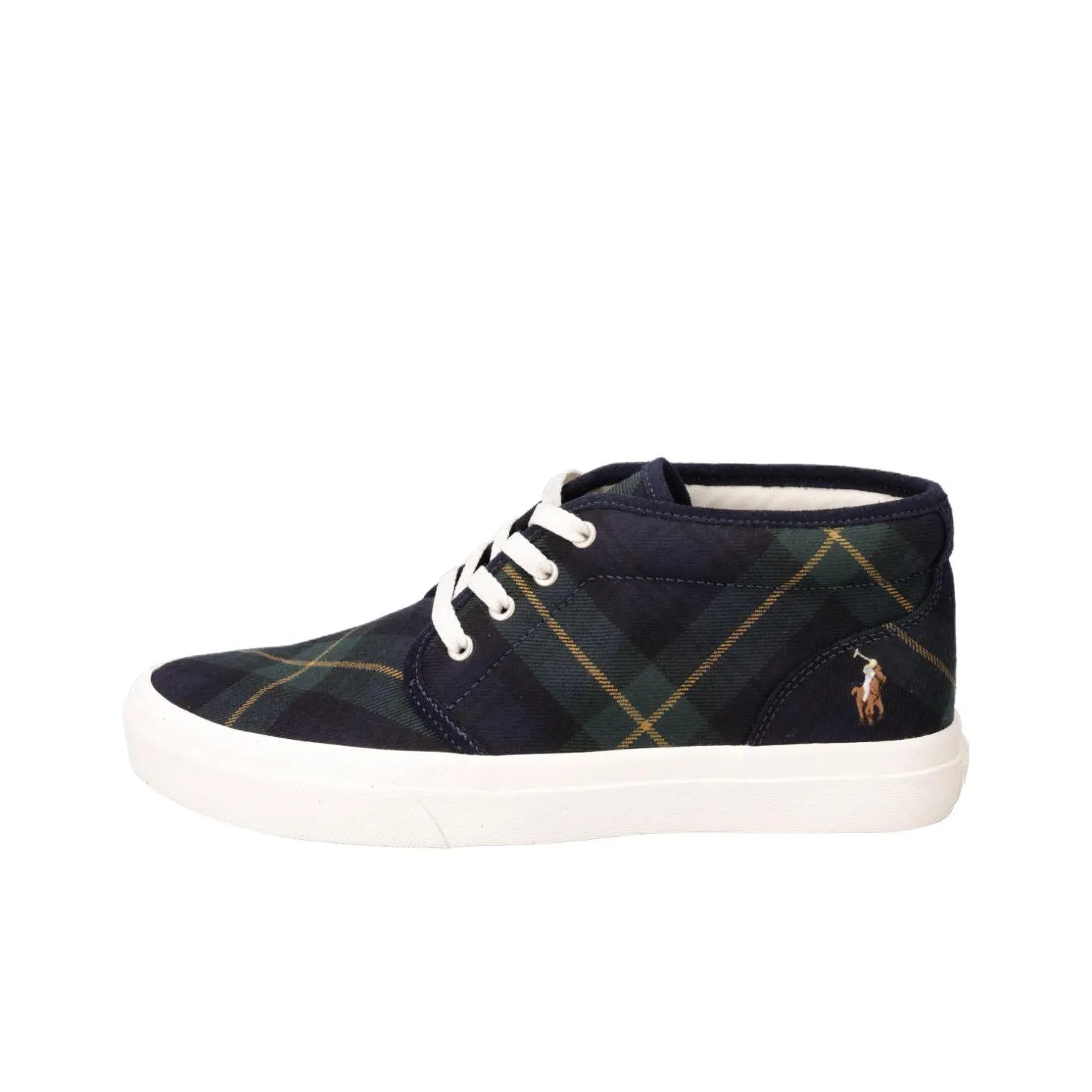 Polo Ralph Lauren Logo Embroidered Lace Up Sneakers