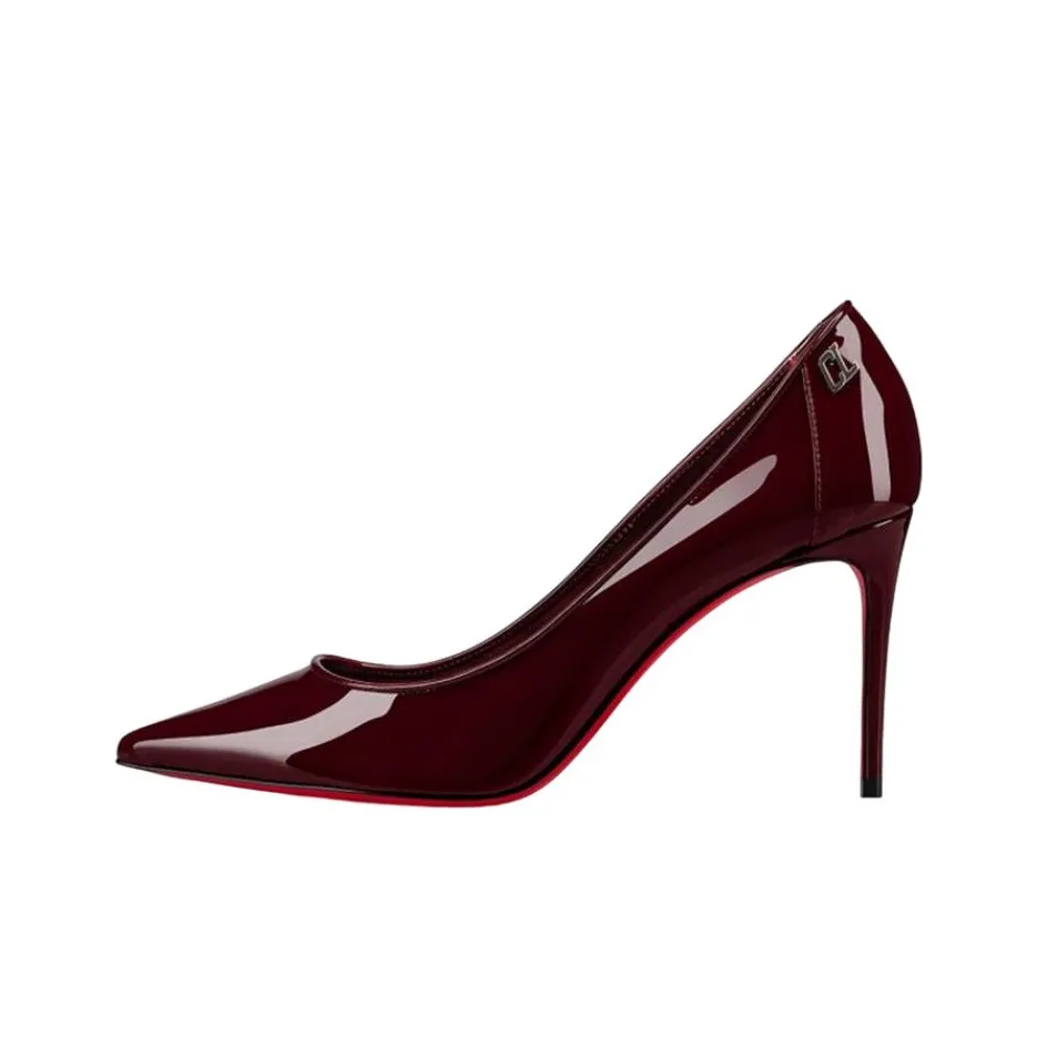 CL Slim Heel High Heels 8.5cm Women's Red