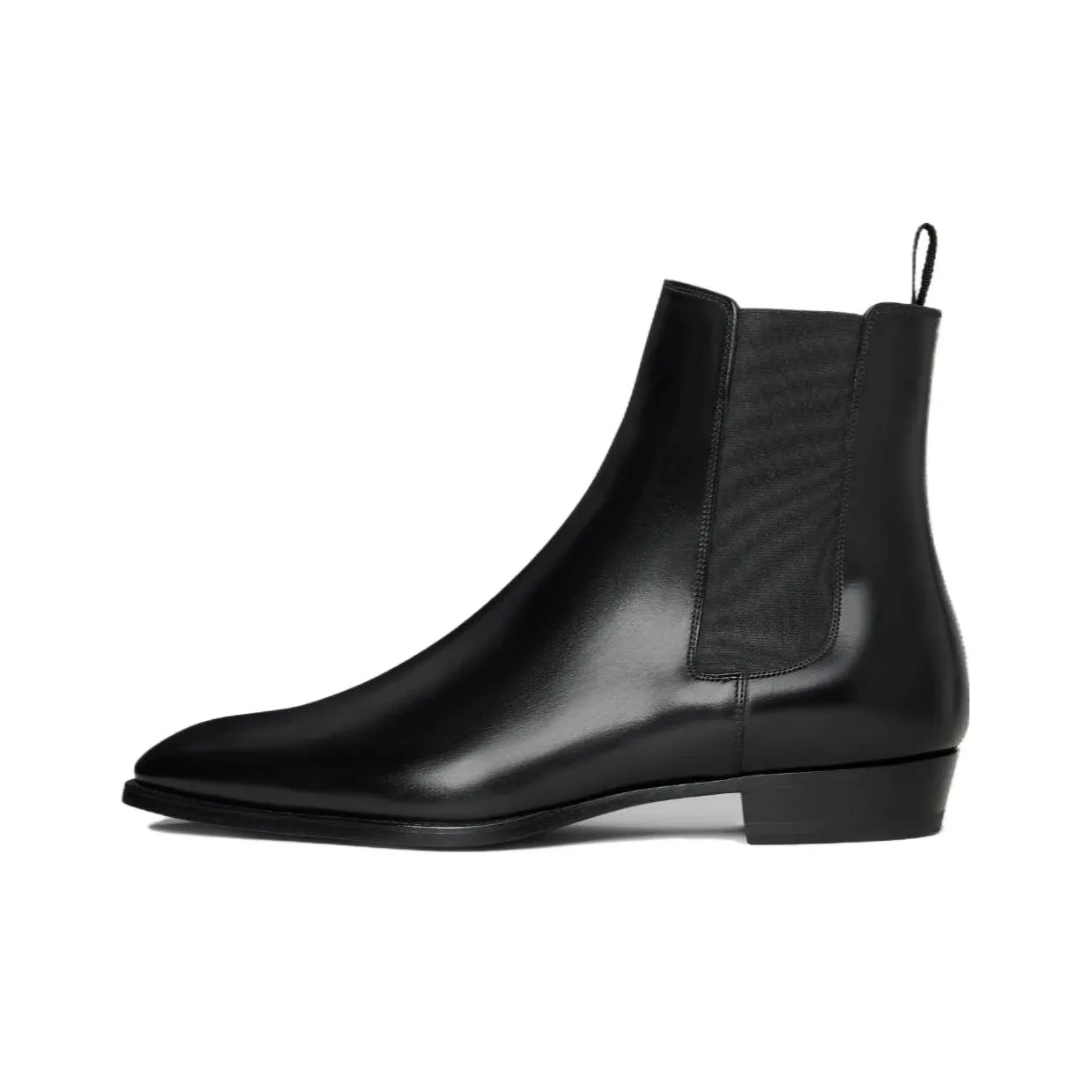 CELINE Short Chelsea Boots Men's Black