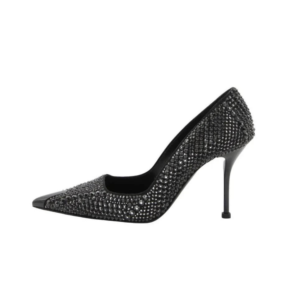 Alexander McQueen Embellished Pointed Toe Pumps