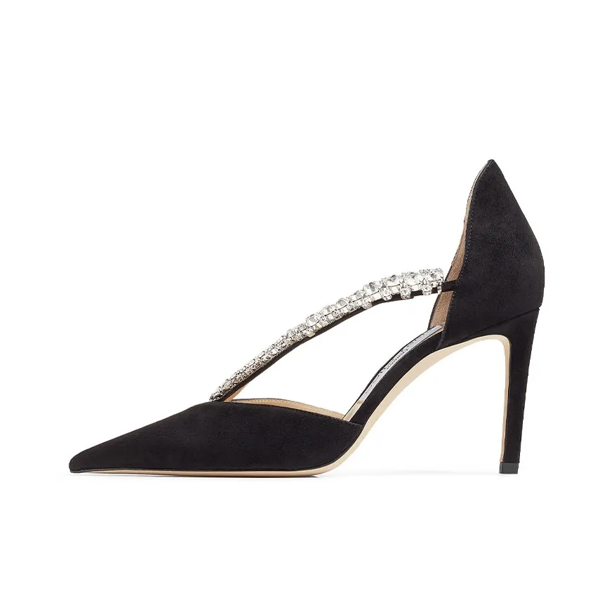 Jimmy Choo Bee High Heels Women's Black