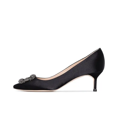 MANOLO BLAHNIK Высокие каблуки Черные Женские