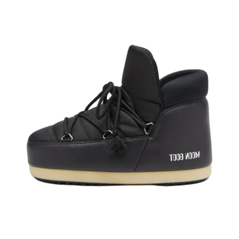 Moon Boot Icon Logo Printed Lace Up Boots