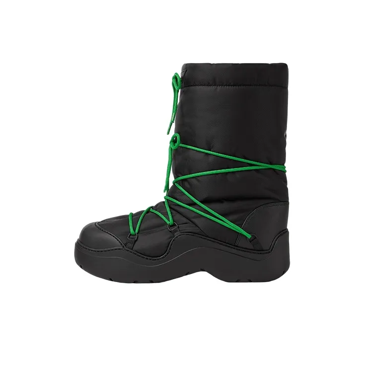 Bottega Veneta Lace Up Puddle Bomber Boots Women's