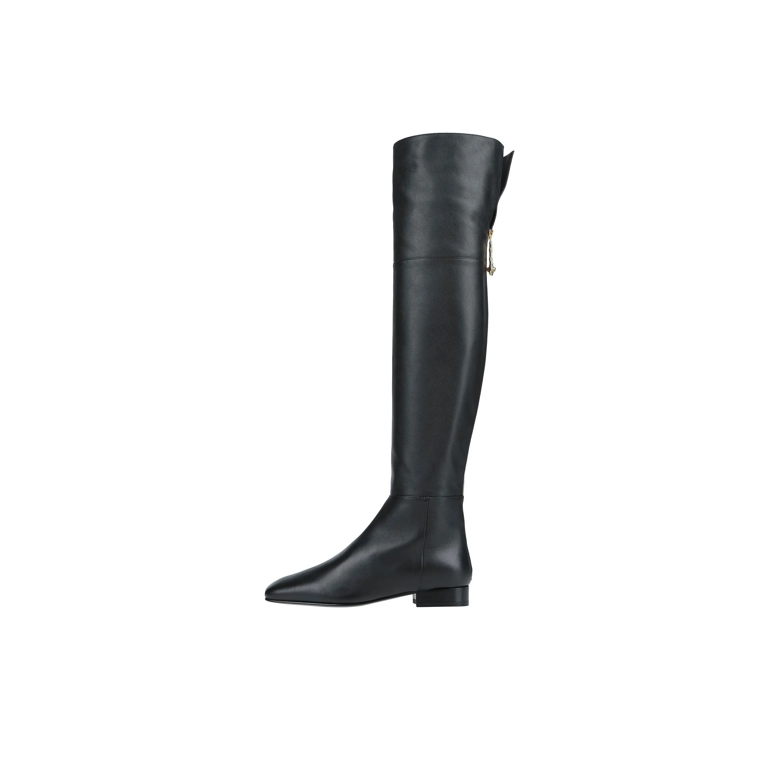 VERSACE Knee high Boots Women's Black