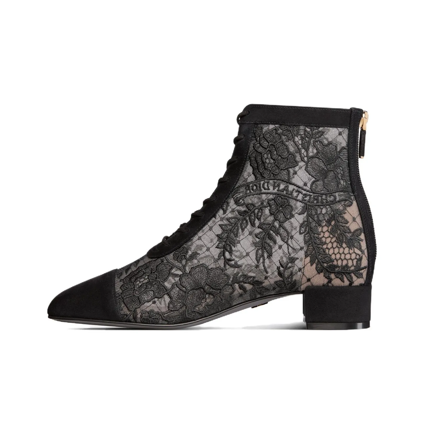 DIOR Naughtily D Ankle Boots 3cm Women's Black