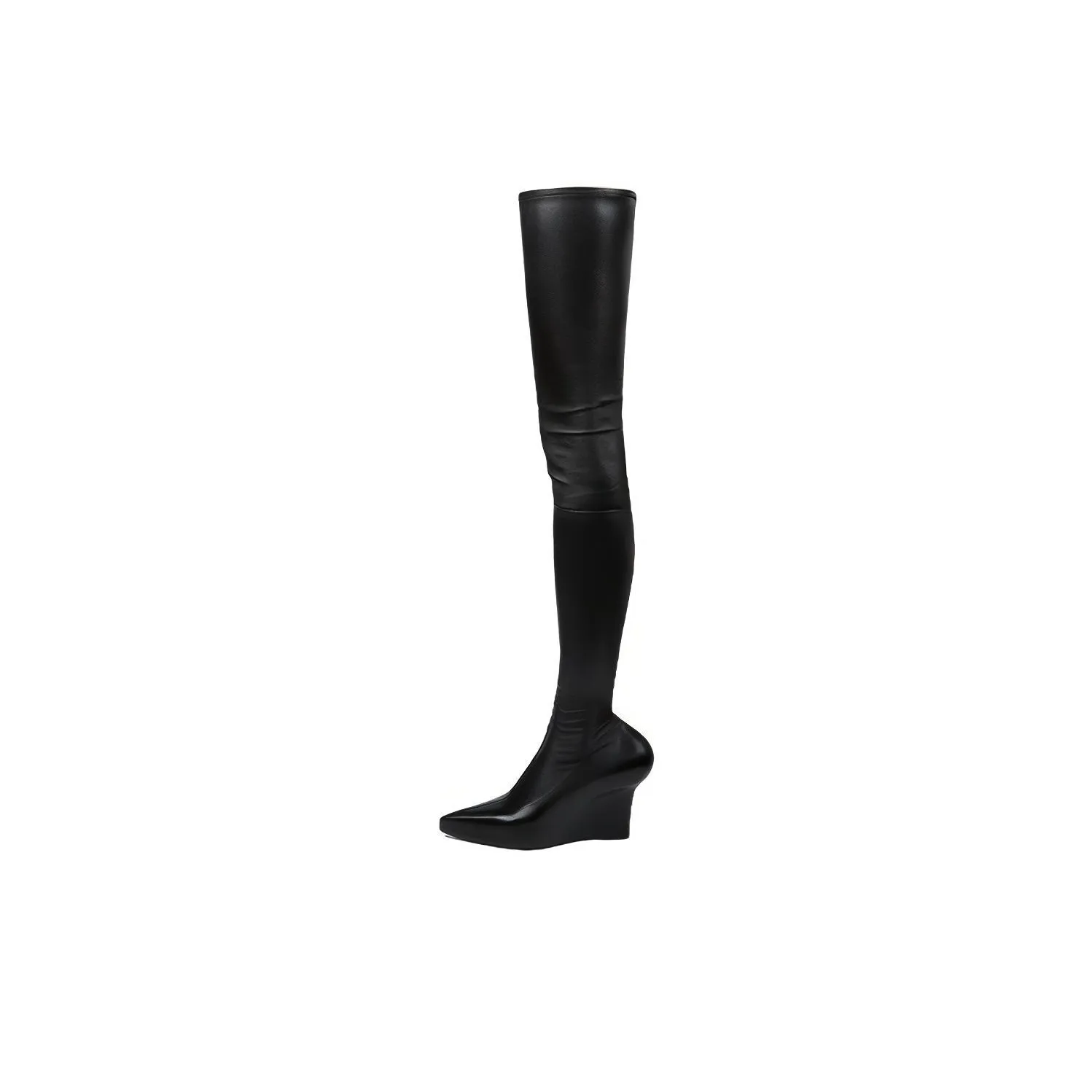 Givenchy Show Knee High Boots 8cm Women's Black