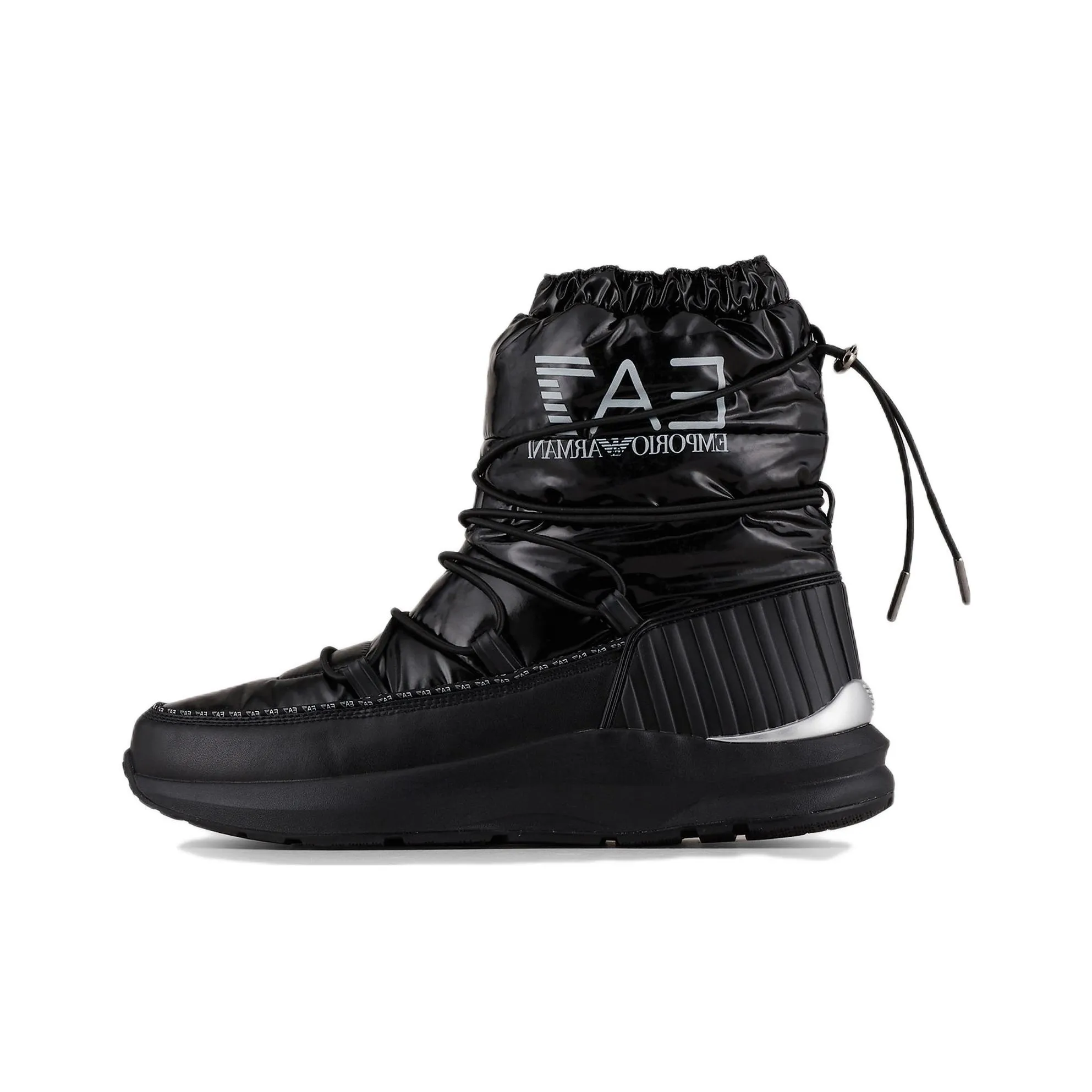 Ea7 EMPORIO ARMANI Logo print Quilted Snow Boots