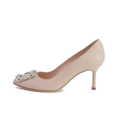 MANOLO BLAHNIK Высокие каблуки Абрикос Женские