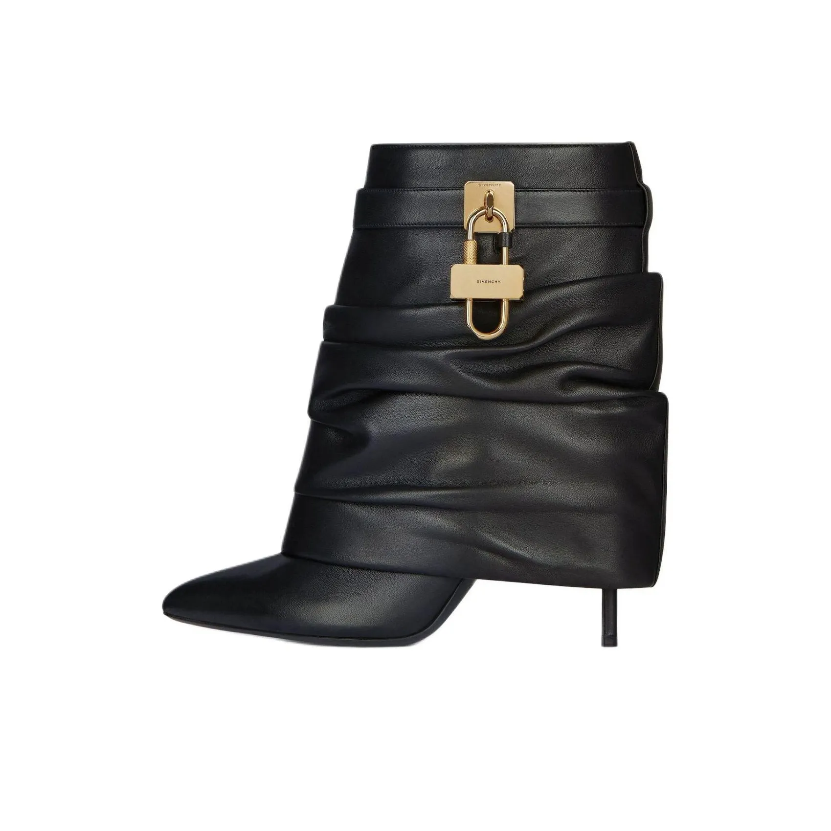 Givenchy Shark Lock Ankle Boots 9.5cm Women's Black