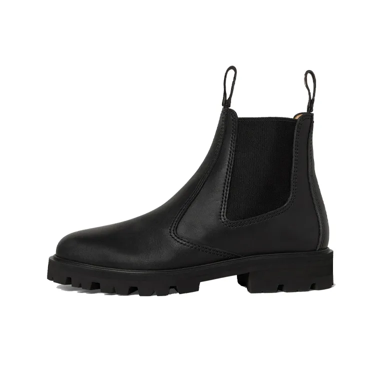 CELINE Short Chelsea Boots Women's Black