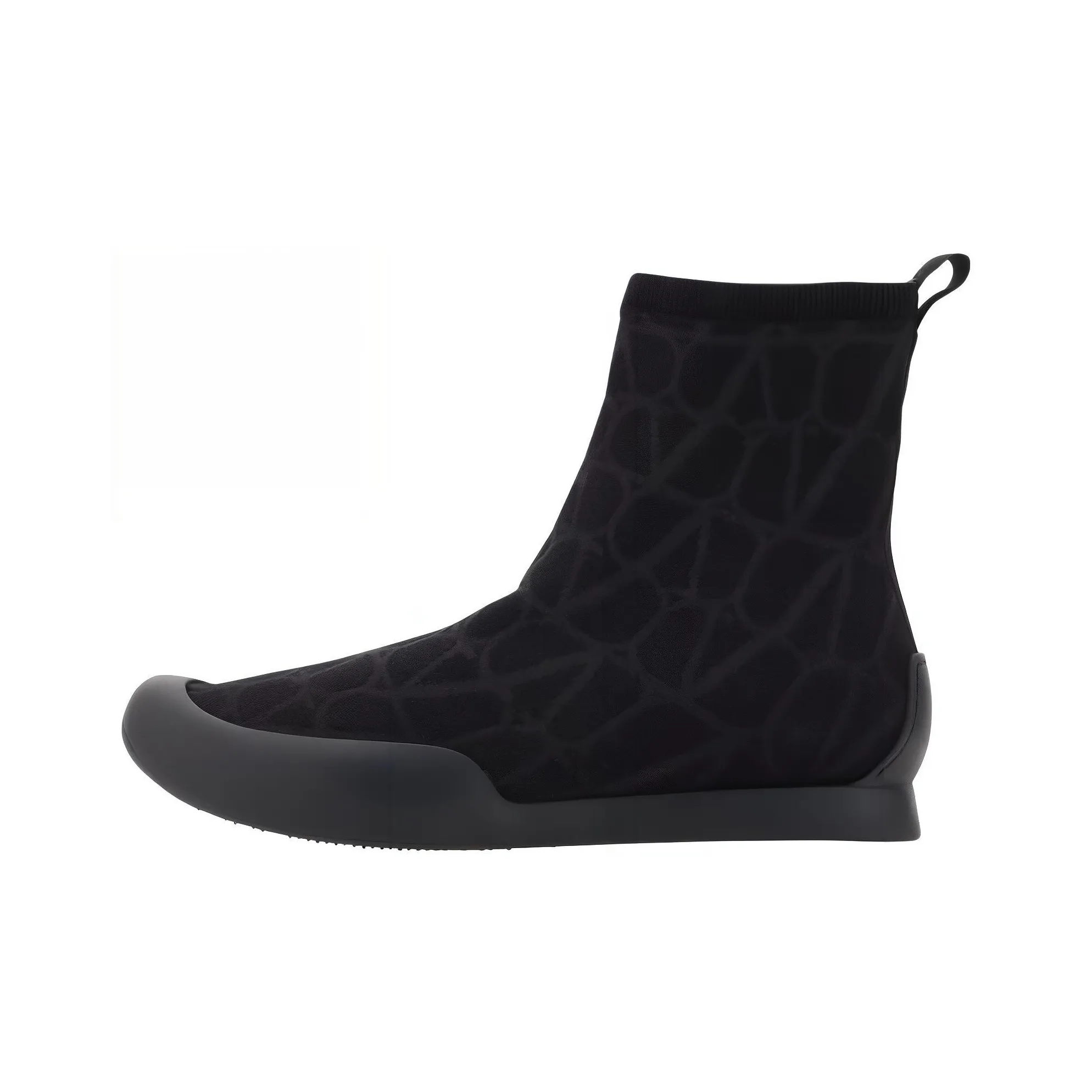 Valentino Toile Iconographe Round Toe Sock Boots