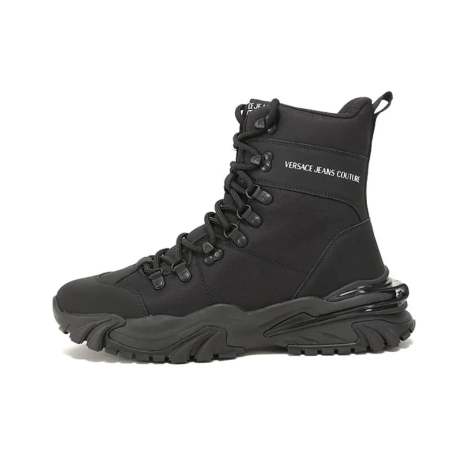 VERSACE JEANS COUTURE Ankle Boots Men's Black