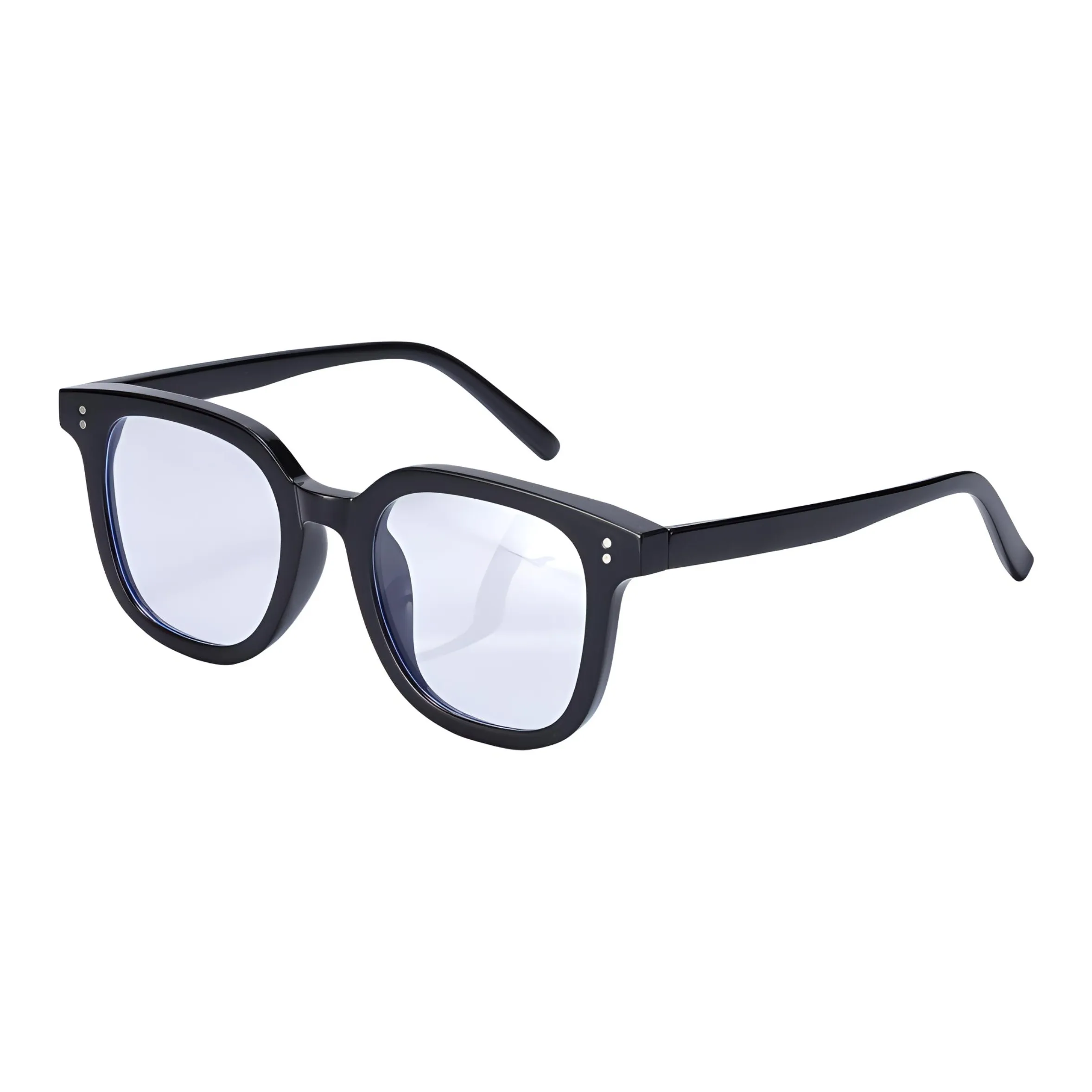 KELING TR Памятный пластик Квадрат Защита от синего света Очки для защиты глаз Рамка Унисекс Натуральный черный Рамка Очки