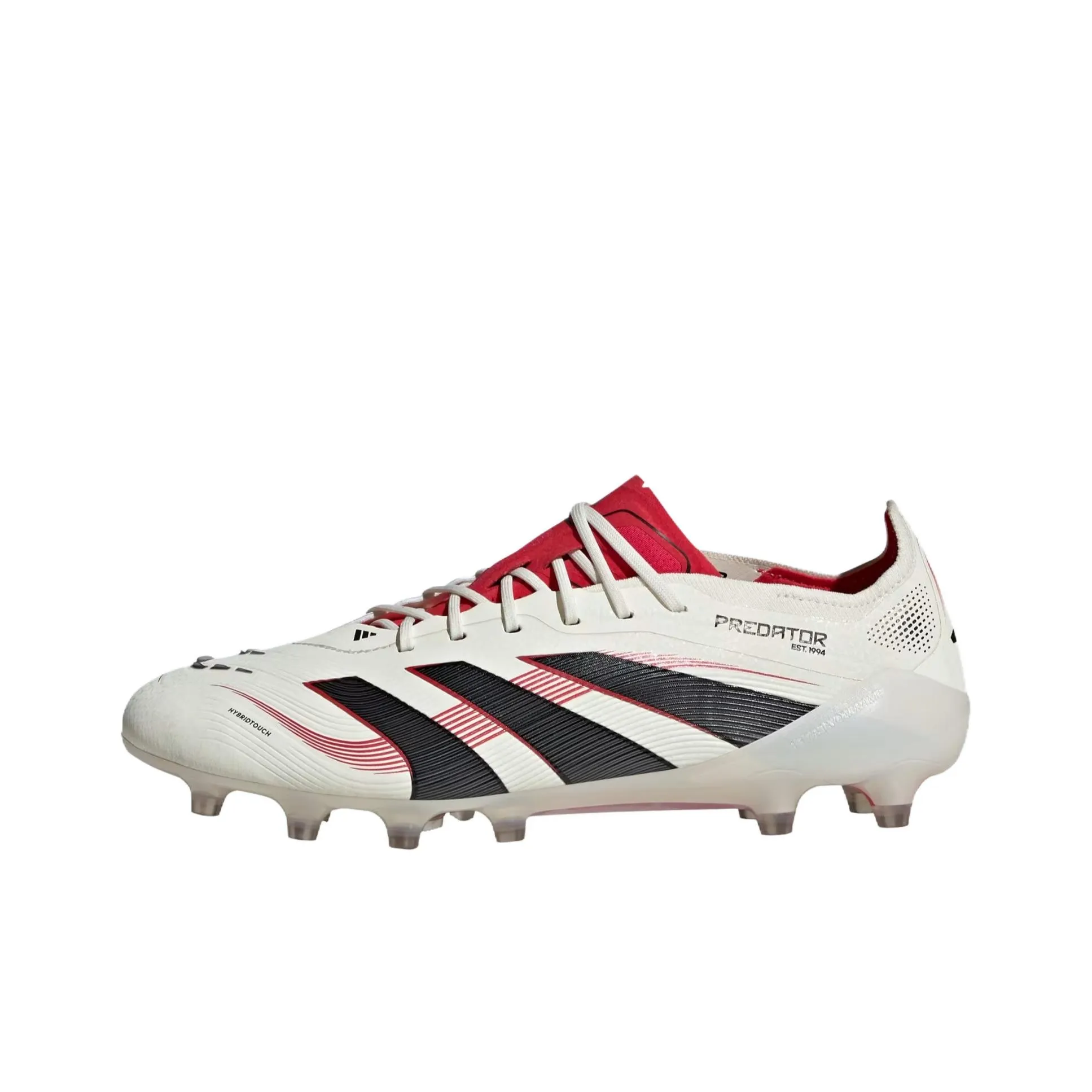 adidas view PREDATOR ELITE AG Rubber Short Studs Anti Slip Wear Resistant Soccer Shoes Unisex White Black Red